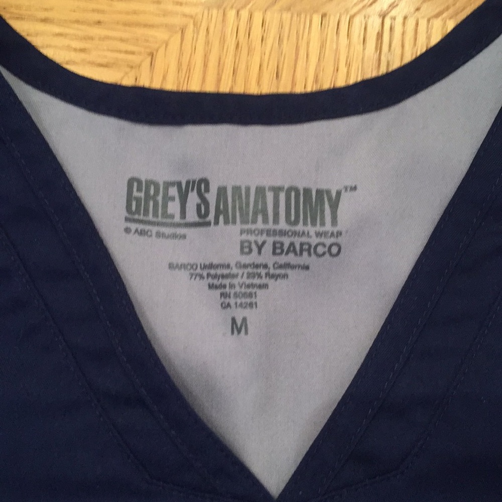 Greys anatomy scrub outfit